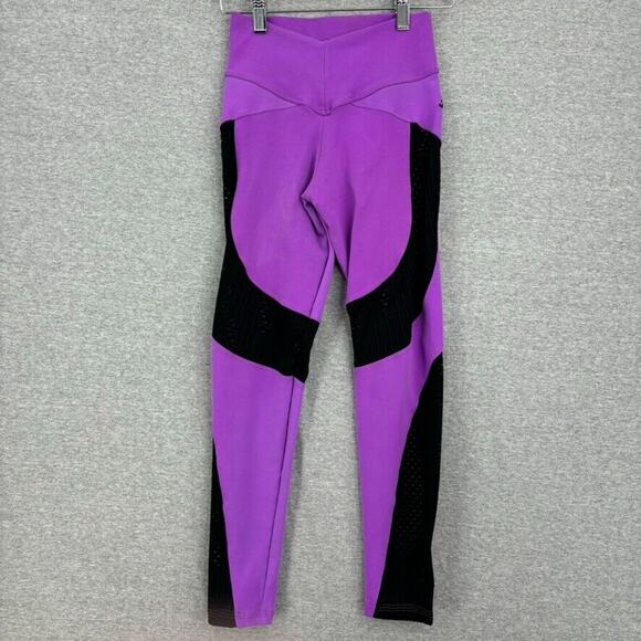 Booty Queen Leggings Womens Small Purple Athletic Gym Yoga Running Activewear - Picture 1 of 16